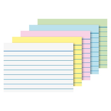 Карточки для картотеки Brunnen, линейка, 190 гр/м2, А8, 100 штук Белый - 5